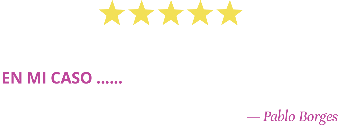 Un súper trabajo en mi caso ...... 10 estrellas - Pablo Borges