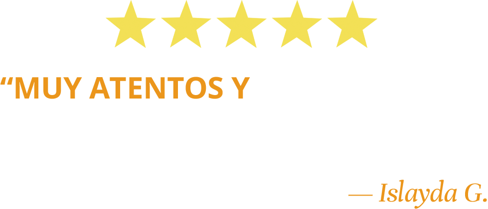 Muy atentos y profesionales - Islayda g.