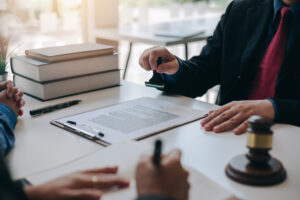 Orlando personal injury attorney drafting a demand letter for client