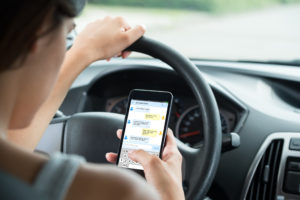 texting and driving, one of the top causes of car accidents in Tampa Florida