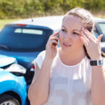 woman committing mistakes after a car accident in Orlando